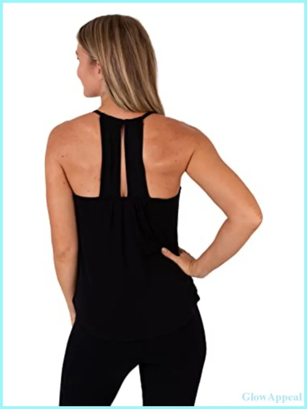 Slumber Party Top with Spaghetti Straps, Razor Back, Built in Shelf Cami